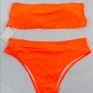 ZAFUL 2 piece high rise bathing suit